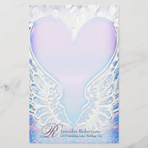 Rois du coeur et de l'ange Monogramme Papeterie