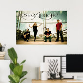 ROJ Band Chain Link Fence Poster (Thuiskantoor)