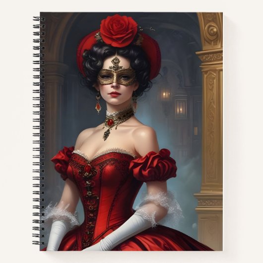 Roja Mascarada Notitieboek (Voorkant)