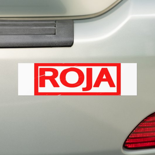 Roja Stamp Bumpersticker (Op auto)