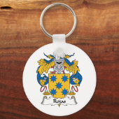 Rojas Family Crest Sleutelhanger (Voorkant)