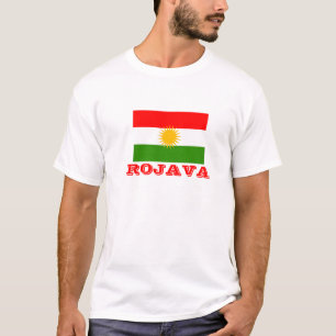 Rojava Kurdistan De deelstaat Koerden T-shirt