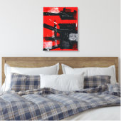 Rojo #103 canvas afdruk (Insitu (Slaapkamer))