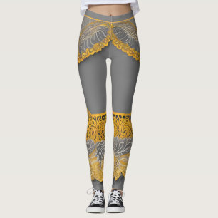 Rok me op kant AI kunst Leggings