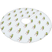 Rok van de groene kaasbak kerstboom rok (Gekanteld)