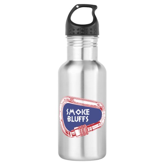 Roke Bluffs Klim Carabiner Waterfles (Voorkant)