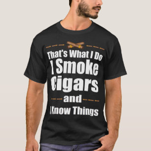 Roke Cigars Smoker Ideal Clever Class Grapft Cigar T-shirt