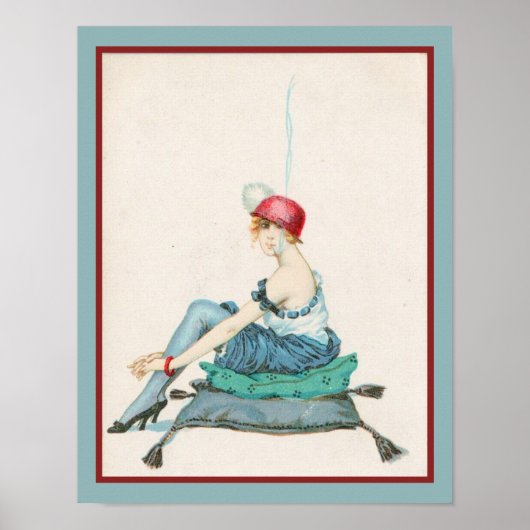 Roken 20's Roken Flapper Poster (Voorkant)