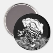 Roken Chef Skull 5 Magneet (Voorkant / Achterkant)