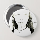 Roken Girl-Button Ronde Button 4,0 Cm (Voorkant /achterkant)