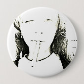 Roken Girl-Button Ronde Button 4,0 Cm (Voorkant)