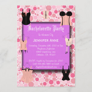 Roken Hot Pink Bachelorette Party Kaart