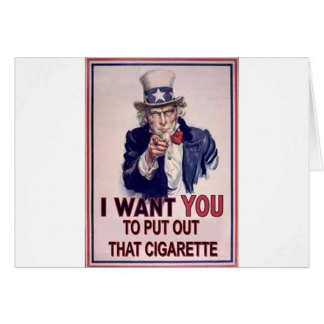 roken is een grappig teken (Voorkant Horizontaal)