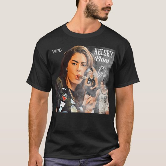 Roken Kelsey Plum T-shirt (Voorkant)