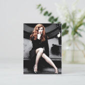 Roken Lady Briefkaart (Staand voorkant)