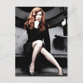 Roken Lady Briefkaart (Voorkant)