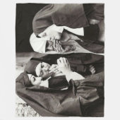 Roken Nuns  fotografie Fleece Deken (Voorkant)