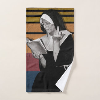 Roken Nuns Retro-stijl Bad Handdoek