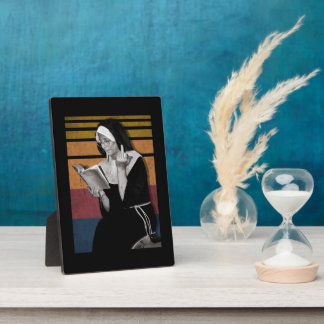 Roken Nuns Retro-stijl Fotoplaat