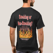 Roken of niet roken? t-shirt (Achterkant)
