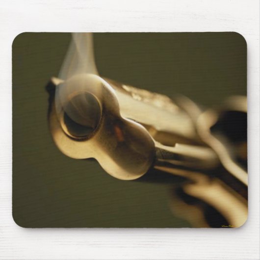 Roken Pistool Mousepad Muismat (Voorkant)