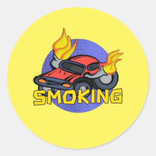 Roken Ronde Sticker