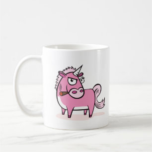 Roken Roze Unicorn Koffiemok