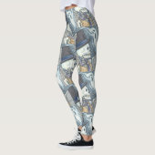 ROKEN SKELETON, GOTHIC VOOR CEMETERS, VAAK LEGGING (Links)