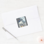 ROKEN SKELETON, STICKERS VOOR CEMETERY SHEET Squar (Envelop)