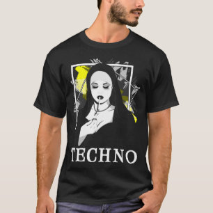 Roken Techno Nun Religion Electronic Bass Music T-shirt