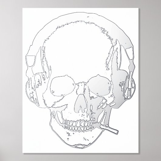 Roken van de huid folie afdrukken (Voorkant)