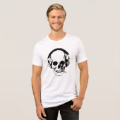 Roken van de huid Tri-Blend shirt (Voorkant volledig)