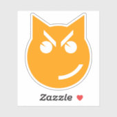 Roken van Emoji Cat Sticker (Vel)