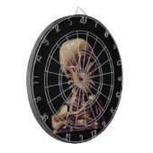 Roken van het skelet van Van Gogh Dartbord (Voorkant Links)