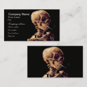 Roken van het skelet van Van Gogh Visitekaartje (Voorkant / Achterkant)