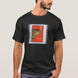Roken van Regenboogforel, Fly Fishing T-shirt