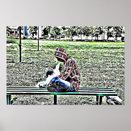 Roken Vapende Vape E Cig Poster (Voorkant)