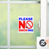 Roken Verboden Raamsticker (Huis)