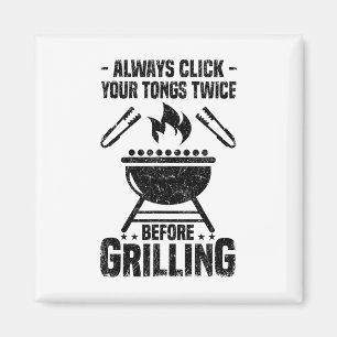 Roken Vlees BBQ Grillen Roker Gerookt Vlees 1 Magneet