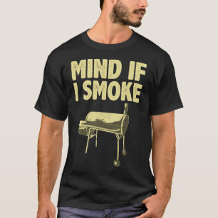 Roken Voor Mannen Papa Grillen Vlees BBQ Roker Voe T-shirt