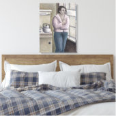 Roken vrouwen 1996 canvas afdruk (Insitu (Slaapkamer))