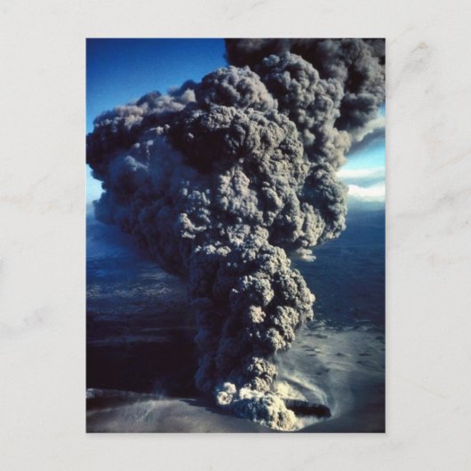 Roken vulcano briefkaart (Voorkant)