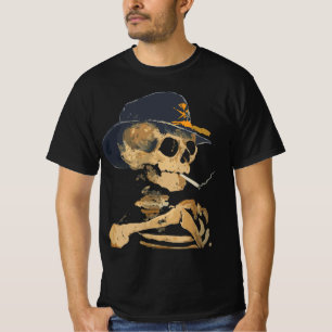 Rokende Cowboy Skelet T-shirt