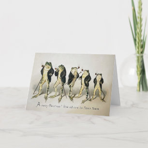  rokende kikkers kerst Kaart