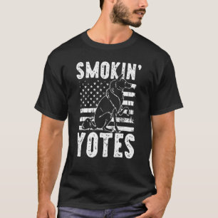Rokende Yotes Coyote Vangen Coyote Jagen T-shirt