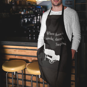 Roker BBQ Rook Gepersonaliseerd Koken Schort