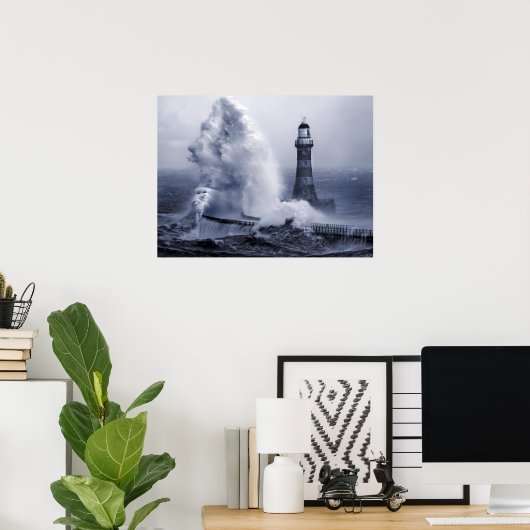 Roker Lighthouse Print (Thuiskantoor)