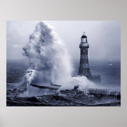 Roker Lighthouse Print (Voorkant)