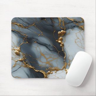 Roker Onyx Marmer met Gouden Aders Muismat