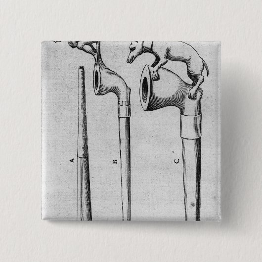 Rokerbuizen Vierkante Button 5,1 Cm (Voorkant)